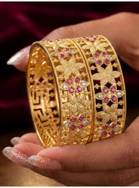 Gold Plated Bangles